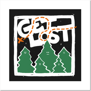 GET LOST Posters and Art